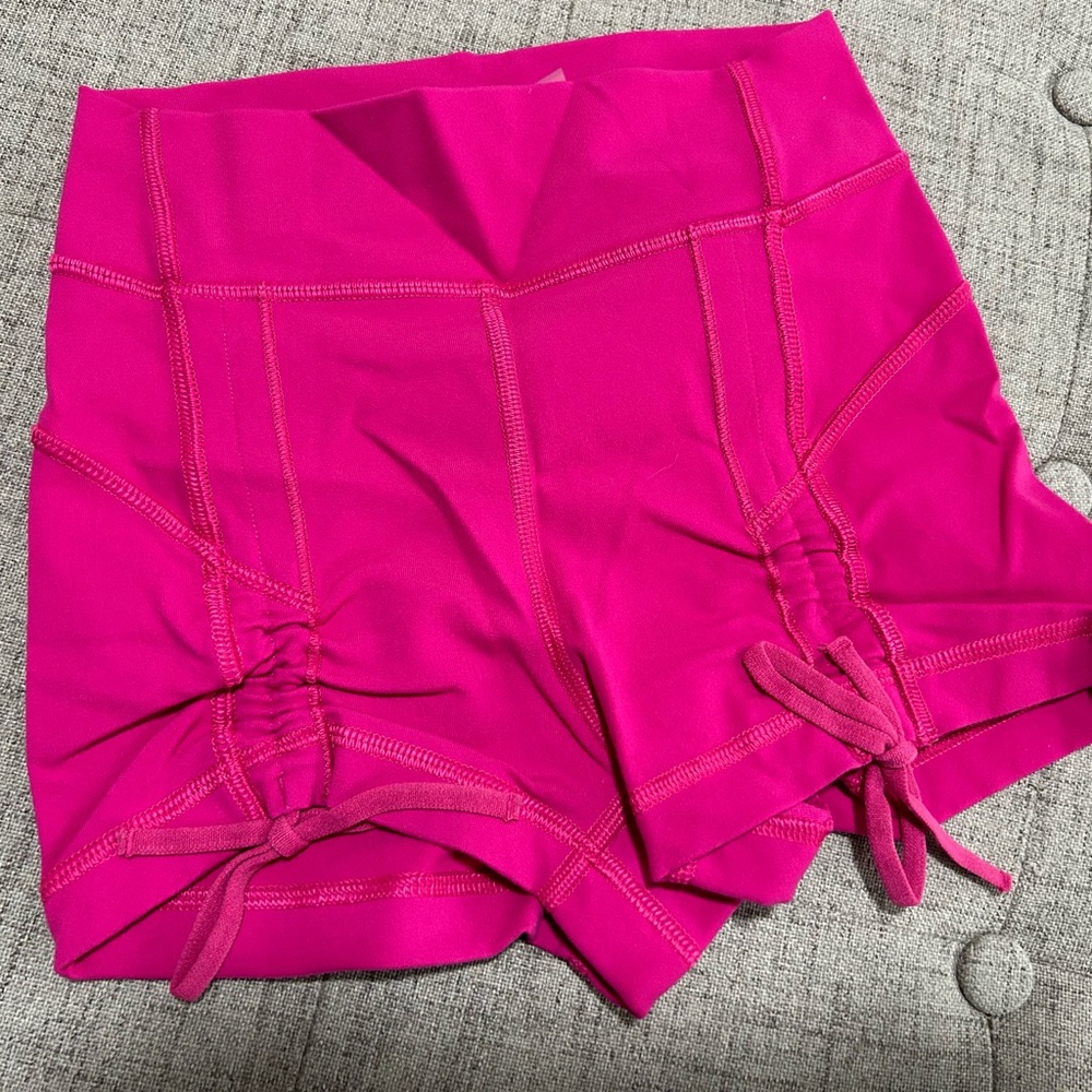 lululemon athletica like new Pink High-Waist Athletic Shorts